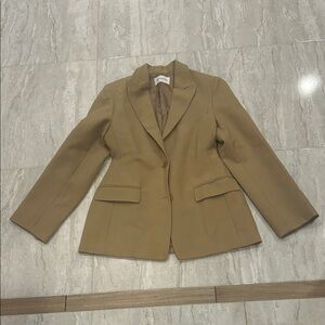 The Frankie Shop COLETTE HOURGLASS BLAZER - Camel